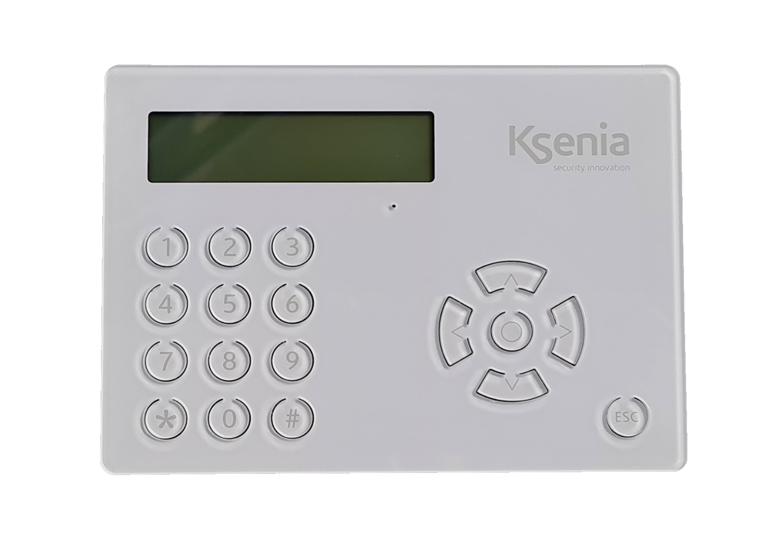 10020026 LCD Keypad voor Ksenia centrales met RFID, wit