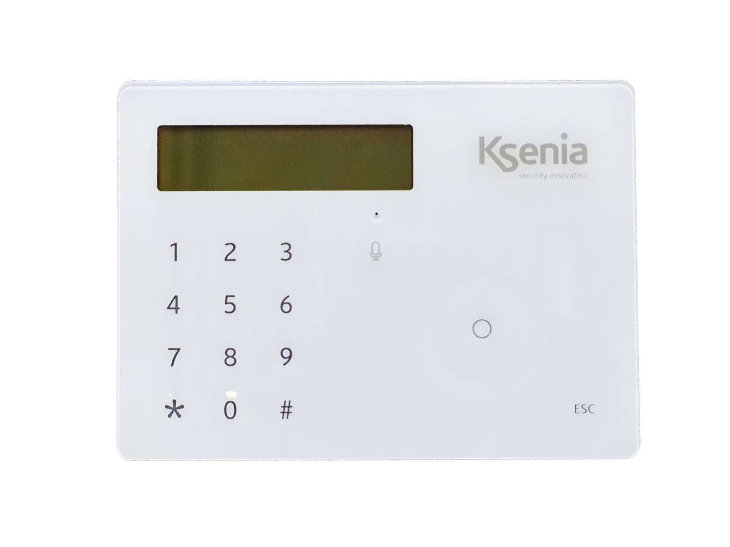 01785 LCD Keypad voor Ksenia centrales met RFID, temperatuursensor, wit