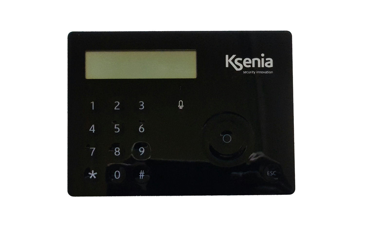 01790 LCD Keypad voor Ksenia centrales met RFID, temperatuursensor, zwart