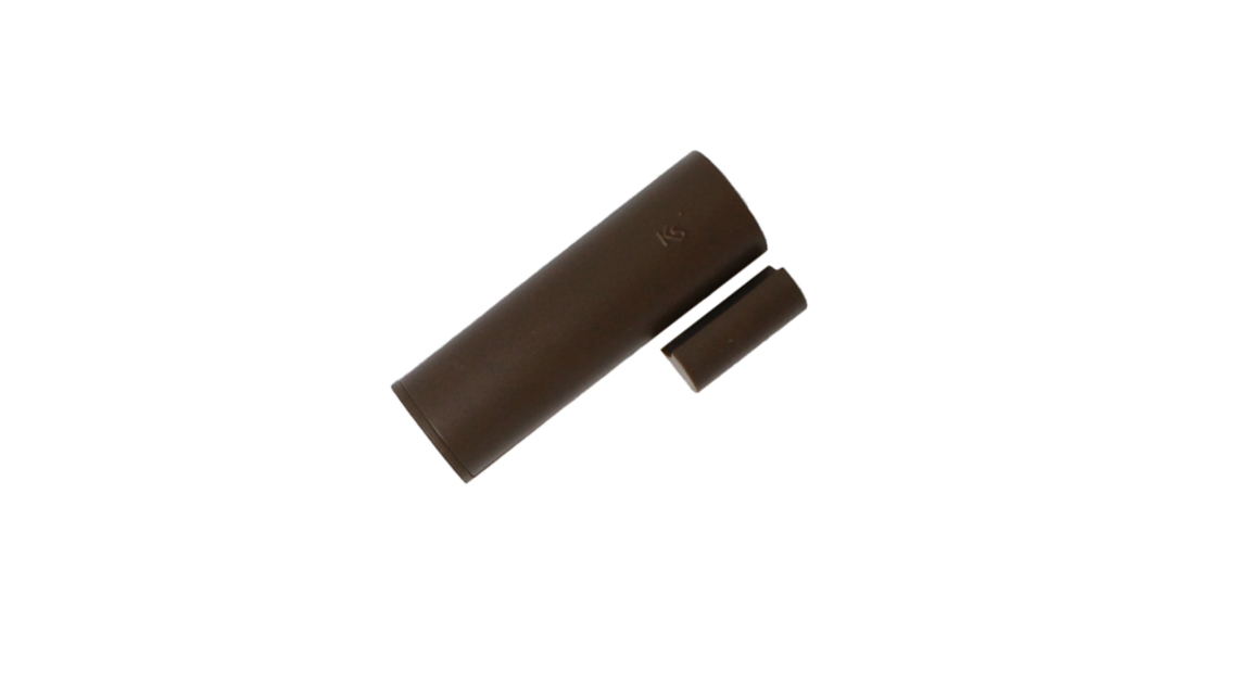 16496 Draadloos magneetcontact, inclusief batterij, bruin