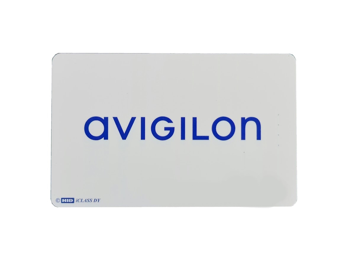 20010347 Avigilon ICLASS Kaart met Avigilon logo (*min. 100 stuks)