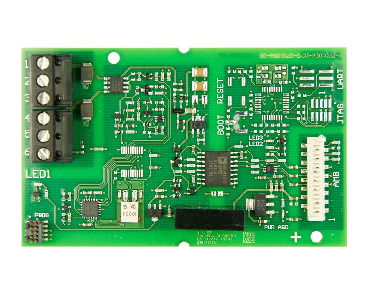 30040074 Optionele modulekaart met 5 relais, inclusief montagesokkel voor ASD 535/533