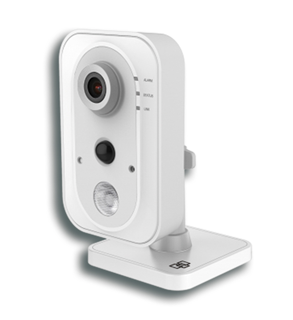 01294 UIT ASSORTIMENT
2.1 MP, WIFI, binnen IR cube camera met SD card (16GB) & PSU