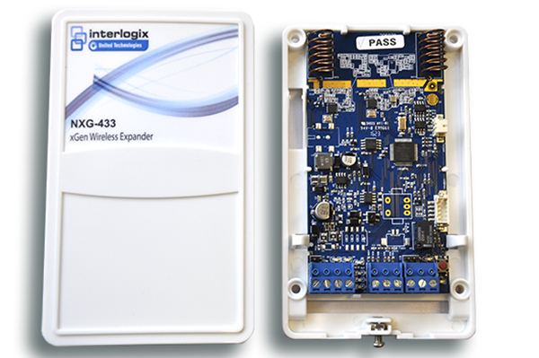 01543 Draadloze ontvanger voor NXConnect centrales, 433 MHz en 433 MHz 80+ zenders