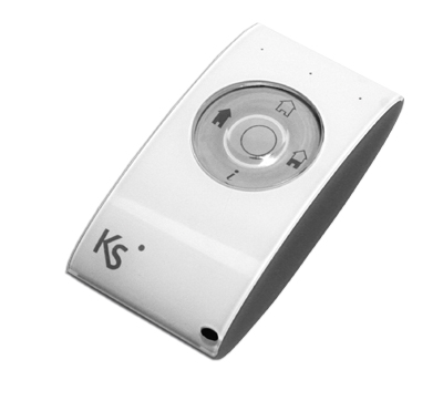 01757 Bi-directionele keyfob grijs, inclusief batterij