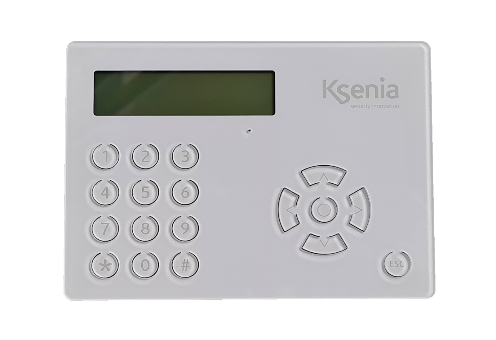 01839 Draadloos LCD-bediendeel (wit) met druktoetsen inclusief batterij