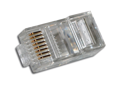 09192 Modulaire plug voor RJ45 8/8 voor UTP CAT5 kabel (PER 50 STUKS)