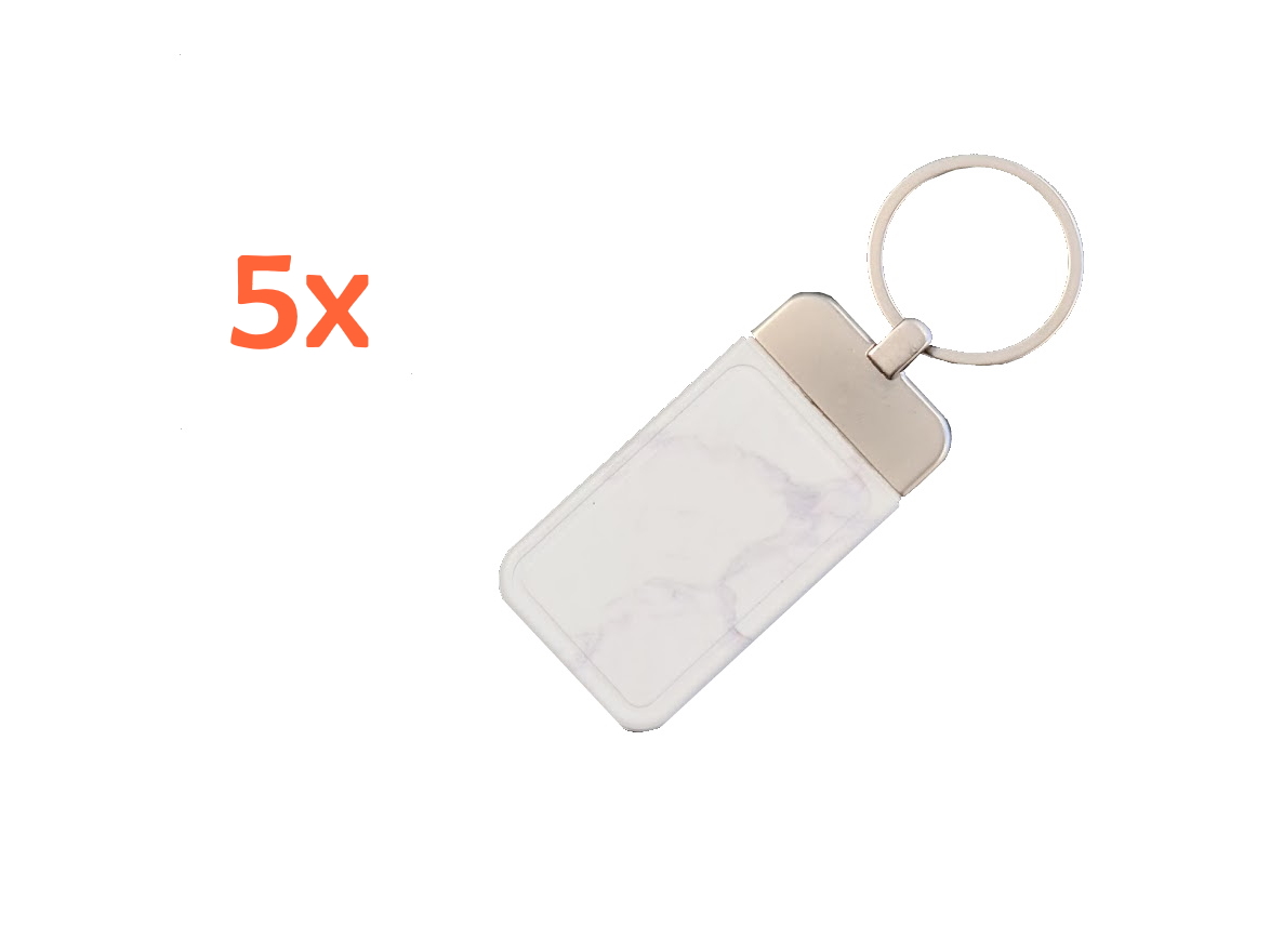 10000170 Secure NXG sleutelhanger, Marble look, 5 stuks
