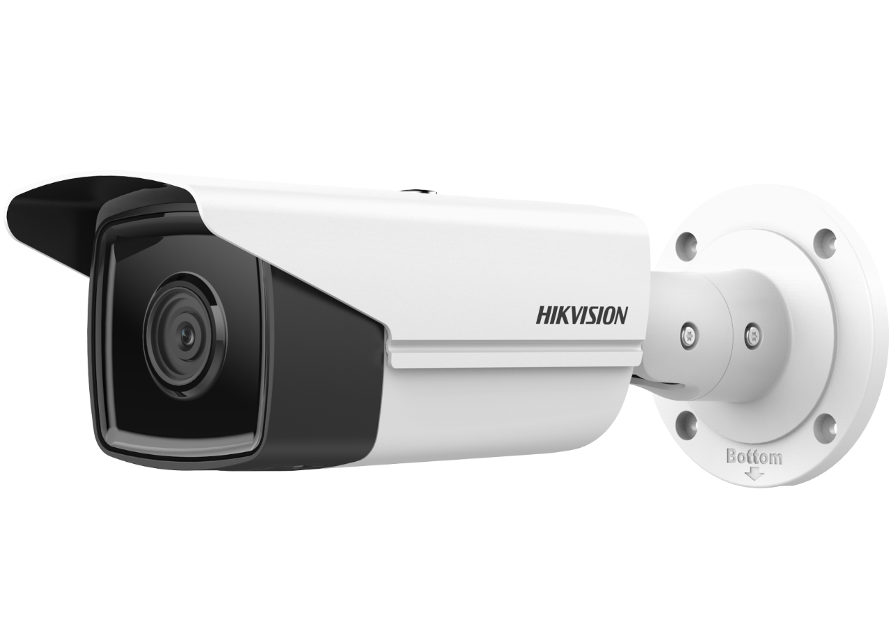 20001204 Hikvision AcuSense 4 MP WDR vaste Bullet IP camera, IR 80m, 2.8mm