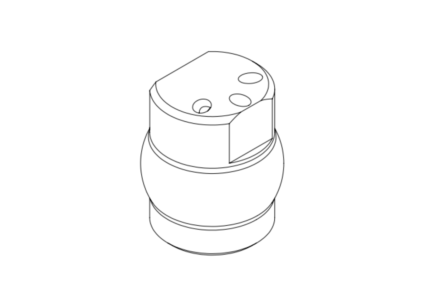 10033016 3-weg 30° spuitmond tbv Protect 800/1500