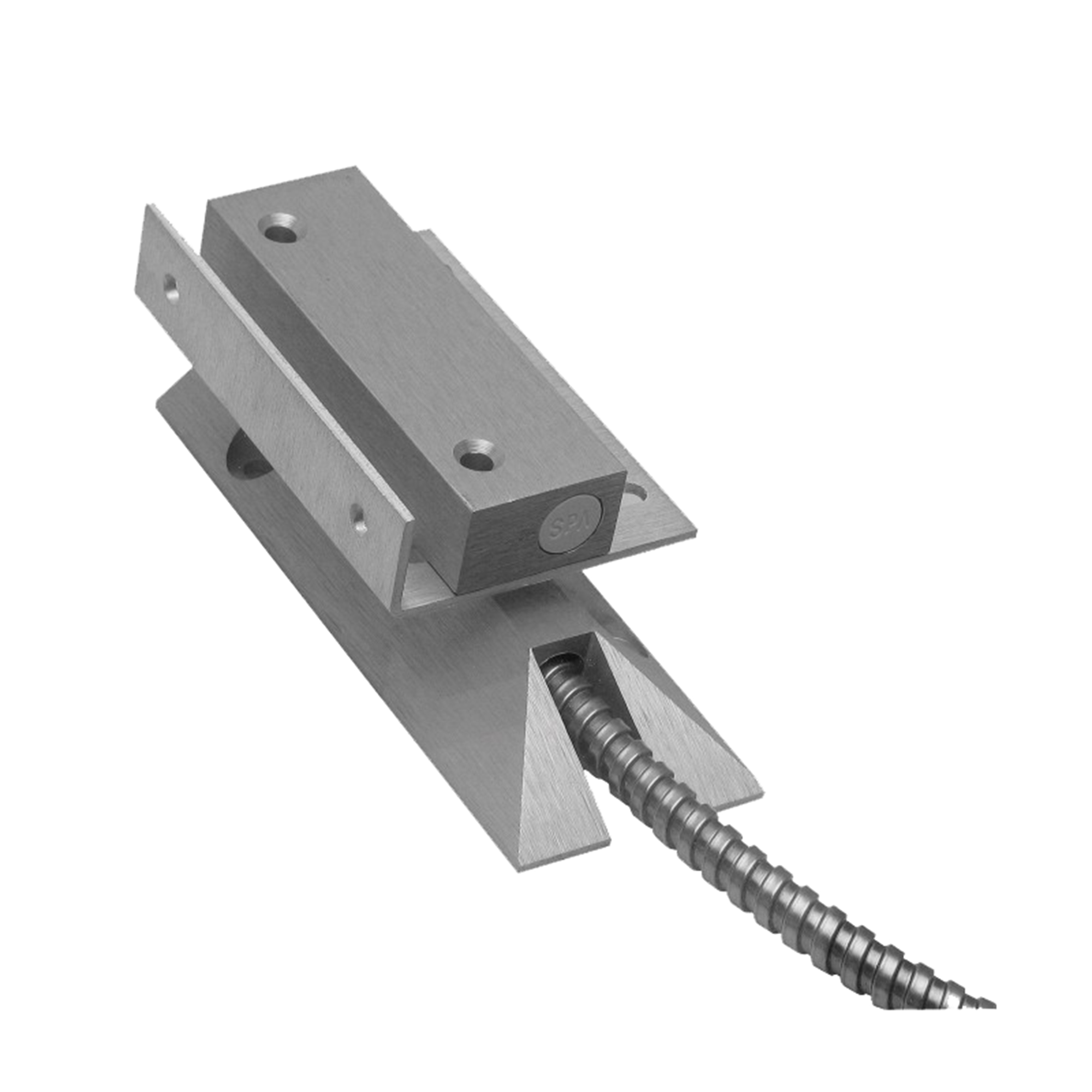 10060002 Aluminium vloercontact, set 2 schuine kanten