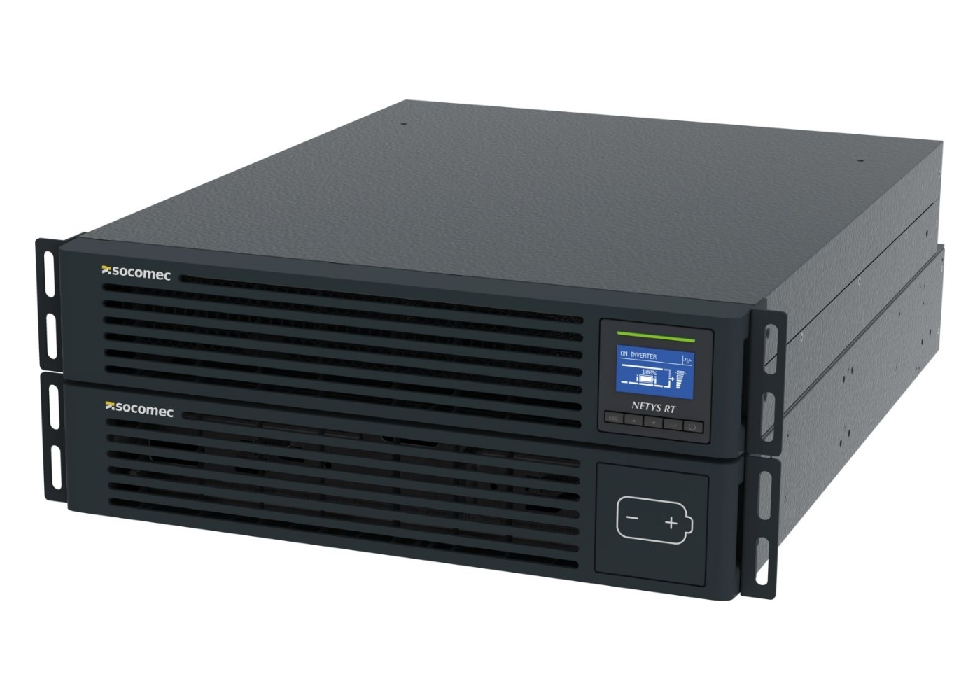 16730 Socomec NETYS RT NRT4-050K UPS - 5000VA/5000W met geintegreerde batterij en rails