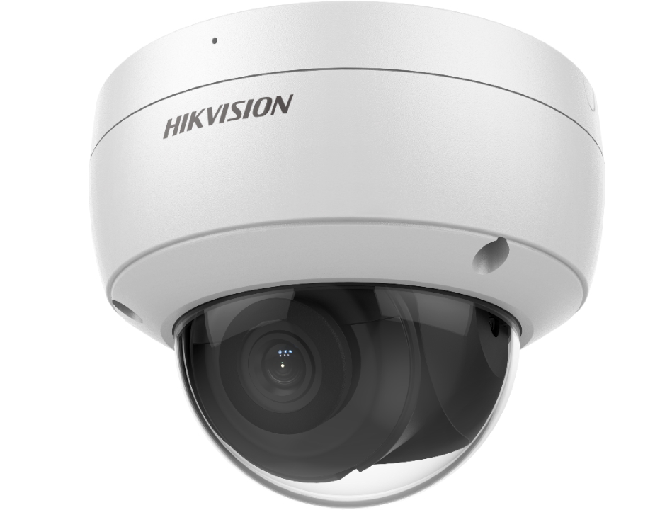 20001197 Hikvision EasyIP 4.0 AcuSense 4MP IR Dome IP Camera, ingebouwde microfoon