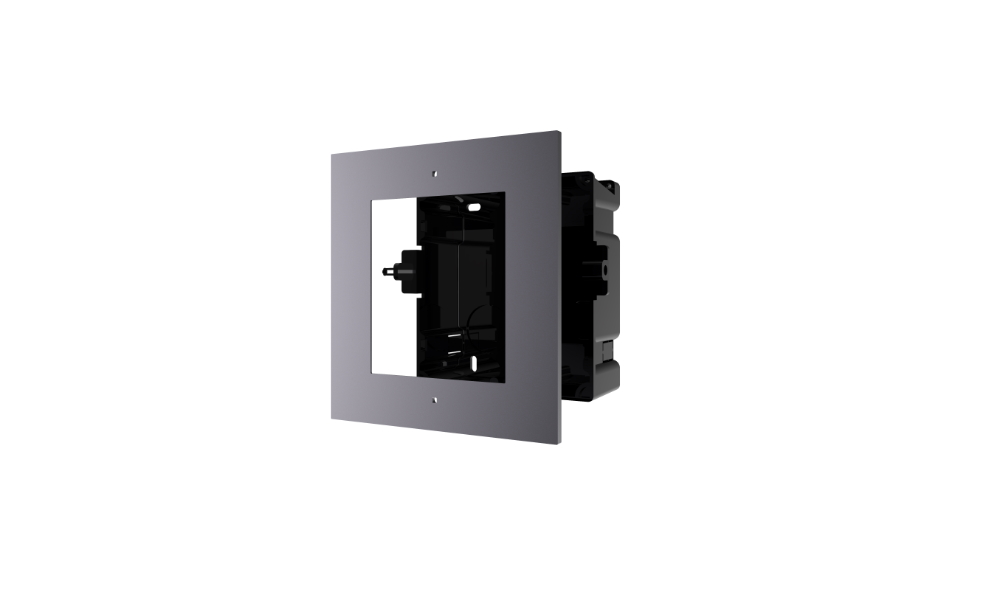 20000780 Hikvision Afdekplaat + Inbouwframe 1 module, RVS