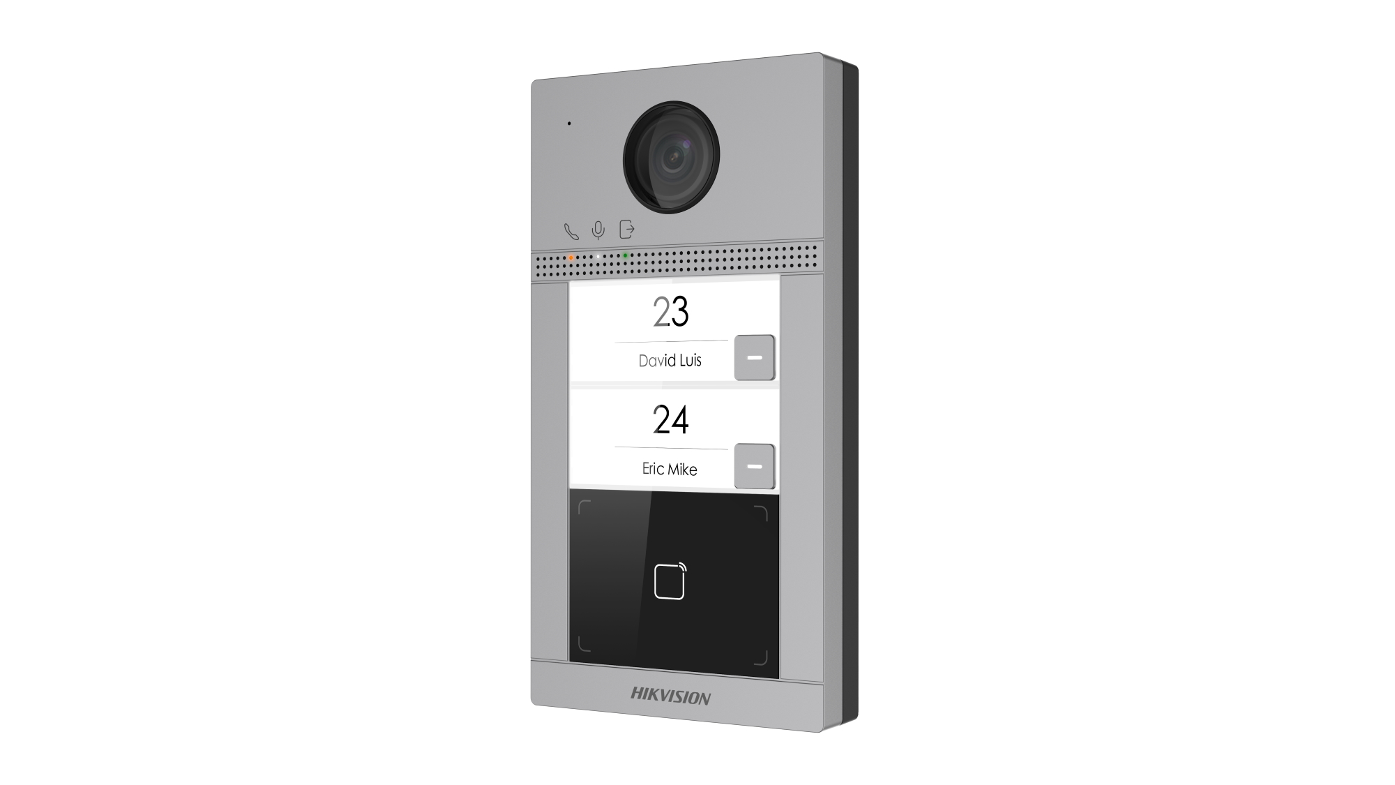 20000784 Hikvision villa IP buitenpost, 2 drukknoppen, 2 MP HD camera