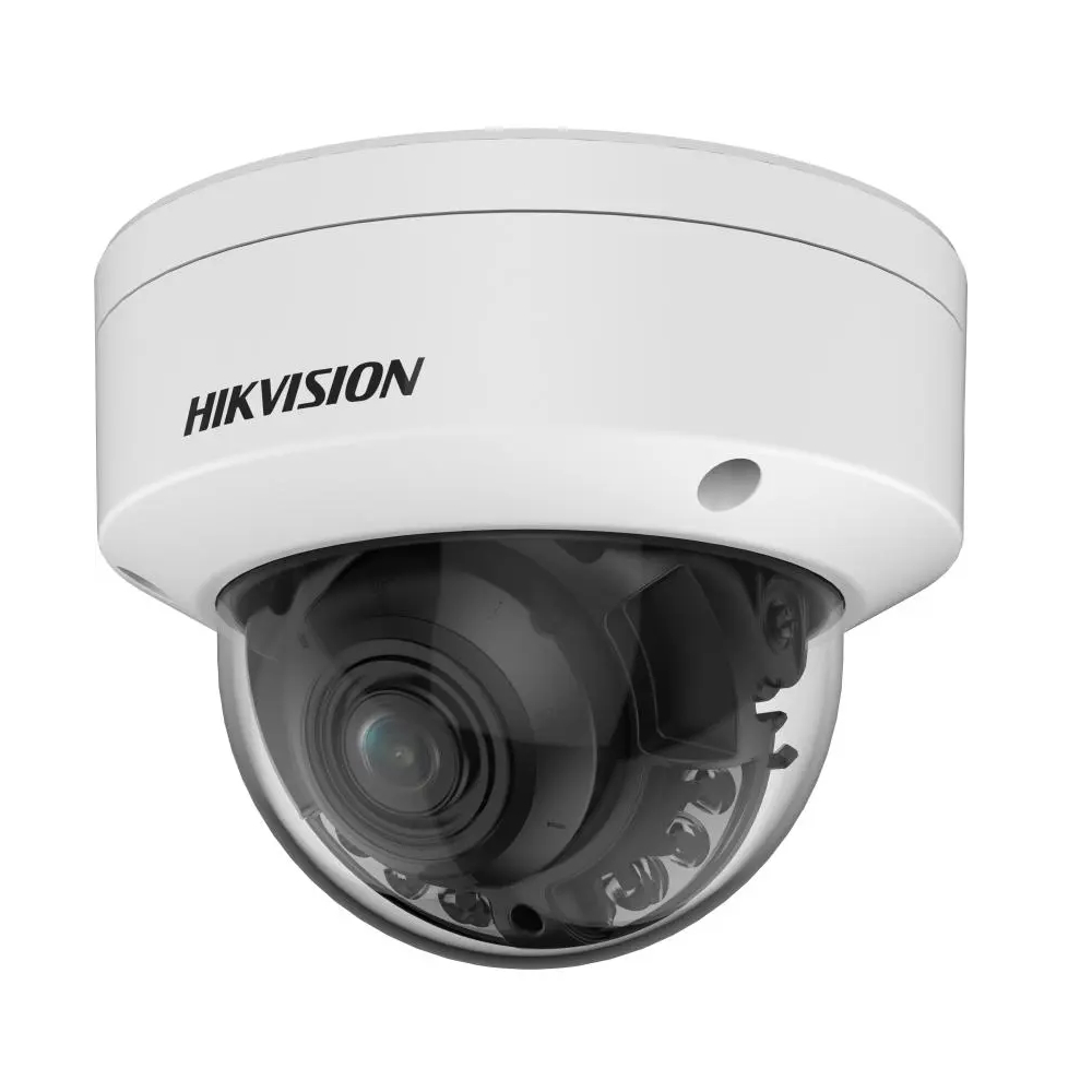 20001119 Hikvision 4 MP Dual Illumination Smart Hybrid Varifocal Dome IP Camera, 2.8-12mm
