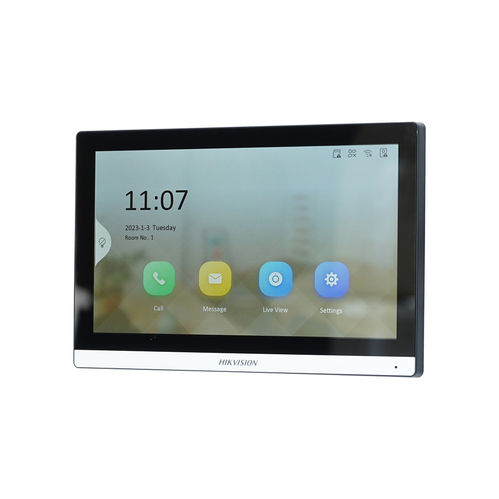 20001134 Hikvision Wifi IP video deurstation 7", SIP ondersteuning, zwart