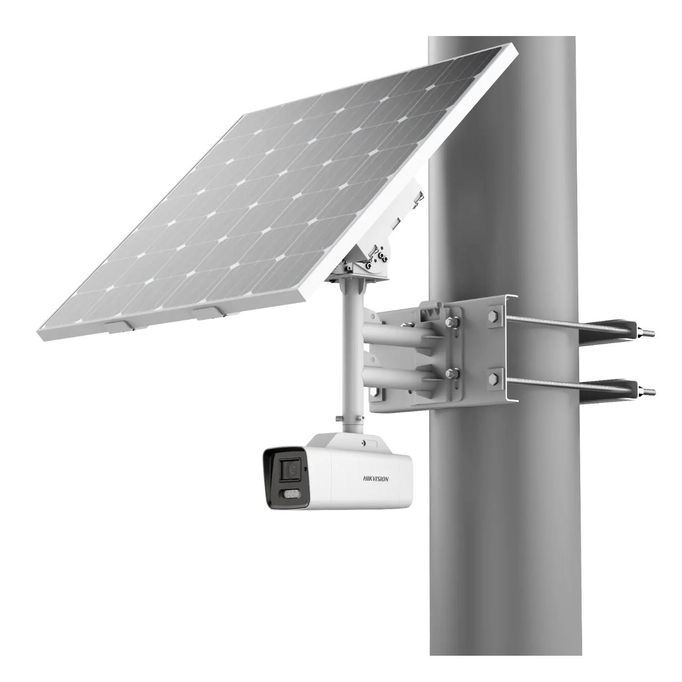 20001160 Hikvision 4MP ColorVu Fixed Bullet Solar Power 4G Network Camera Kit