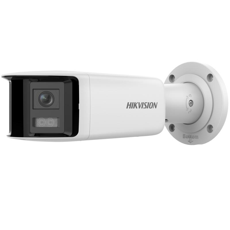 20001206 Hikvision 4 MP panoramische AcuSense vaste IP Bullet camera, 2.8mm