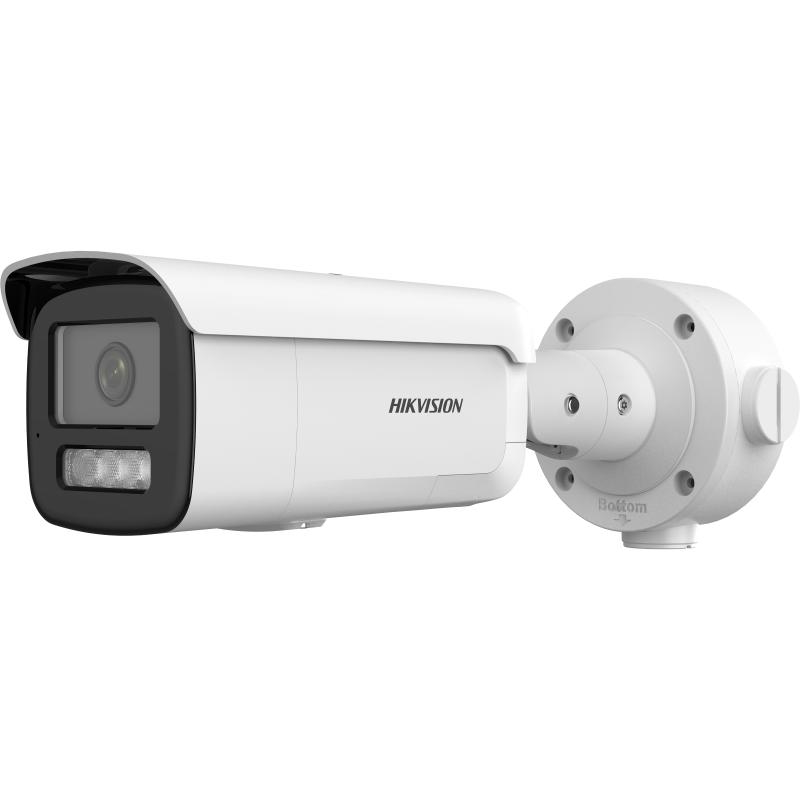 20001229 Hikvision 4 MP AcuSense vaste Bullet IP Camera, flitslicht, audio alarm, 2.8mm