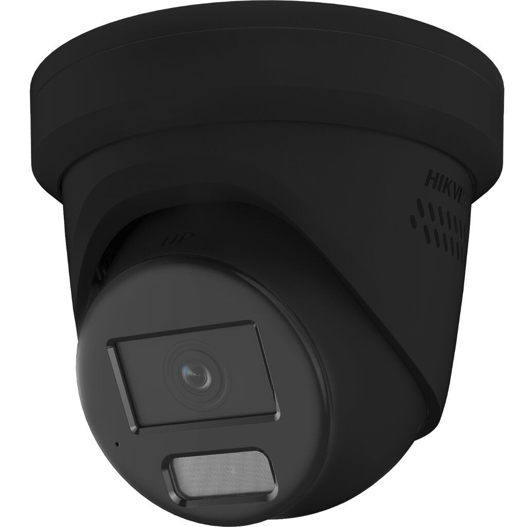 20001288 Hikvision 8 MP Smart Hybrid Light Dual Illumination Turret IP Camera, 2.8mm, mic, zwart