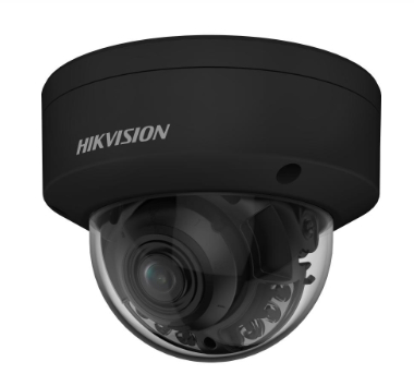 20001295 Hikvision 4 MP Dual Illumination Smart Hybrid Varifocal Dome IP Camera, 2.8-12mm, zwart