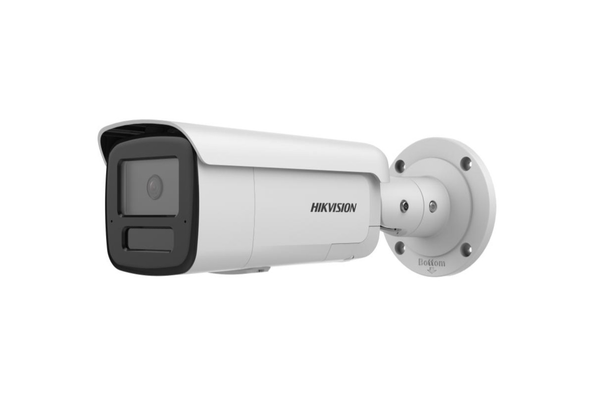 20001590 Hikvision 4MP AcuSense Strobe licht en sirene Fixed Bullet IP Camera, 2.8 mm