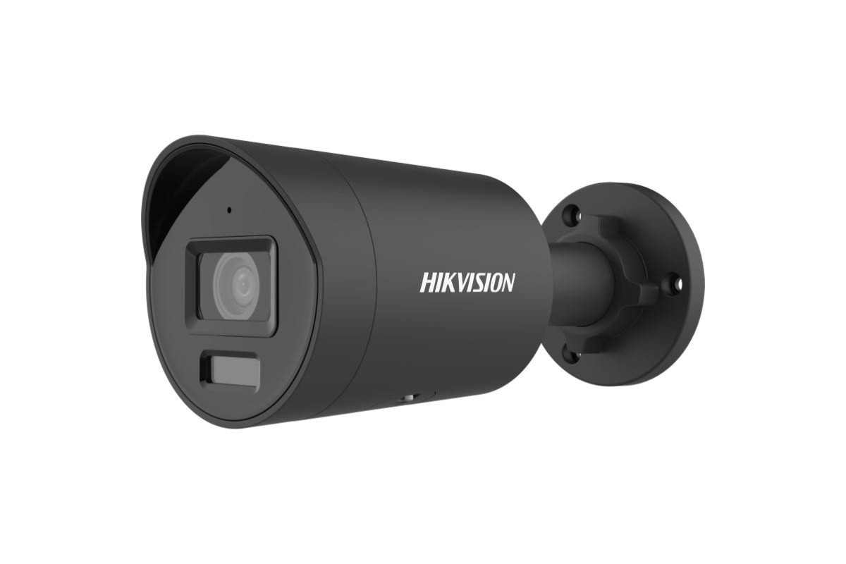 20001594 Hikvision 8 MP Powered by Darkfighter Fixed Mini Bullet Network Camera, microfoon, 2.8 mm, zwart