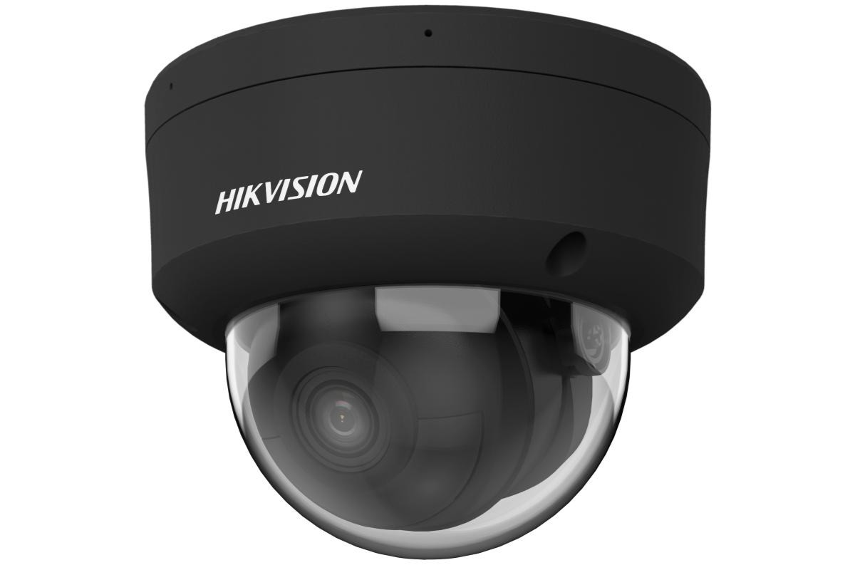 20001580 Hikvision 4 MP Powered by Darkfighter Fixed Dome Network Camera, microfoon, 2.8 mm, zwart