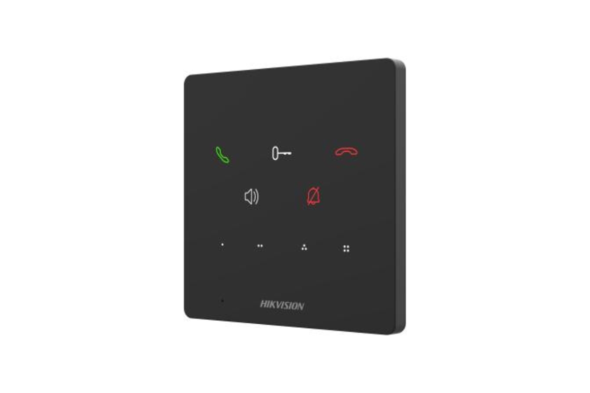 20001700 Hikvision Audio 2-draads HD Indoor Station, zwart