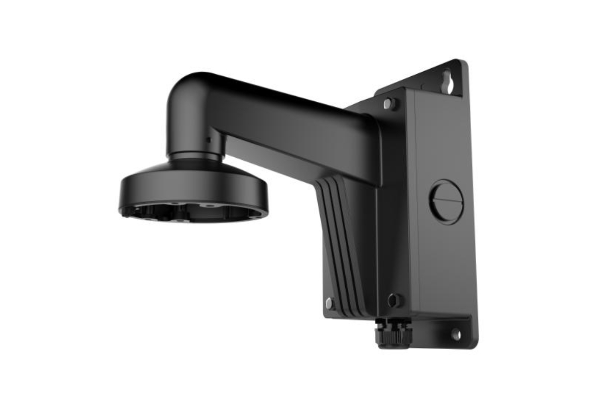 20001721 Aluminium muursteun voor Hikvision camera's, zwart