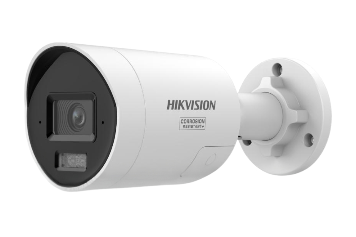 20001815 Hikvision 8MP ColorVu 3.0 Mini Bullet Camera stroboscoop en sirene, 2.8 mm