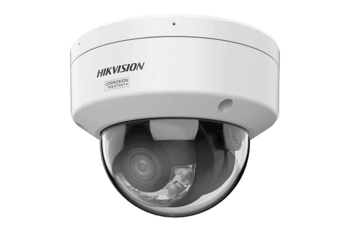 20001817 Hikvision 4 MP ColorVu 3.0 Smart Hybrid Light Dome IP Camera, 2.8mm, ingebouwde microfoon