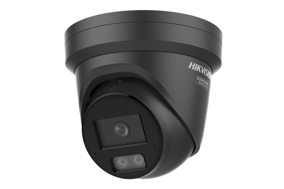 20001822 Hikvision 4MP ColorVu 3.0 Turret Camera, 2.8mm, zwart