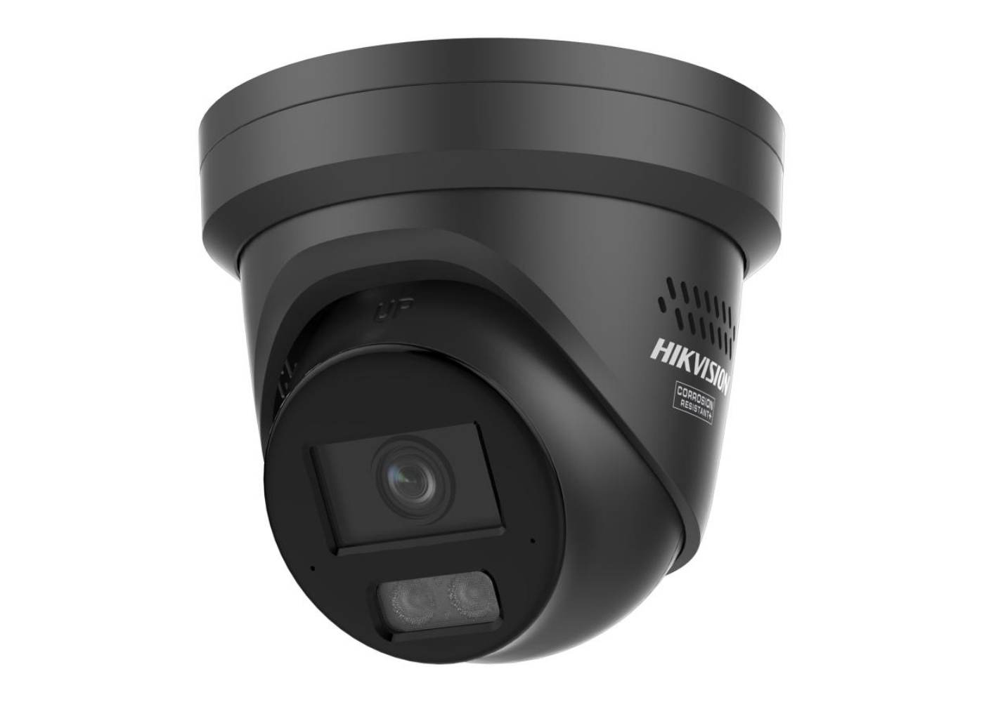 20001829 Hikvision 8MP ColorVu 3.0 Turret Camera stroboscoop en sirene, 2.8mm, zwart