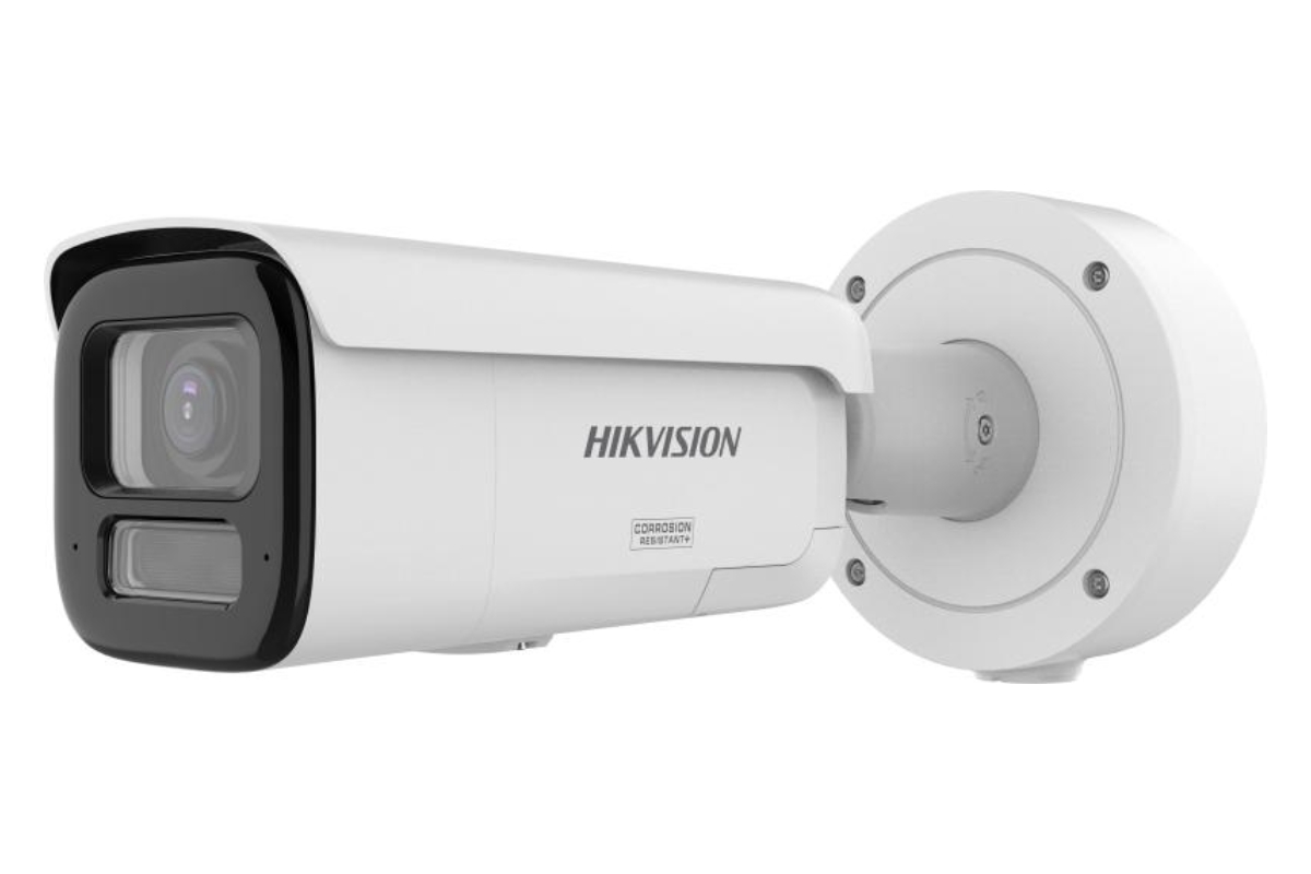 20001837 Hikvision 8MP ColorVu 3.0 VF Bullet Camera stroboscoop en sirene, 2.8-12mm