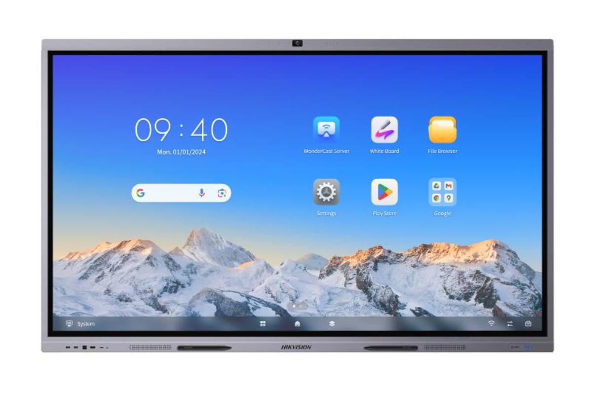 20001896 Hikvision Ultra Series 86" 4K Interactive Display, DLED, 8MP 4K camera & Omni-directionele microfoon