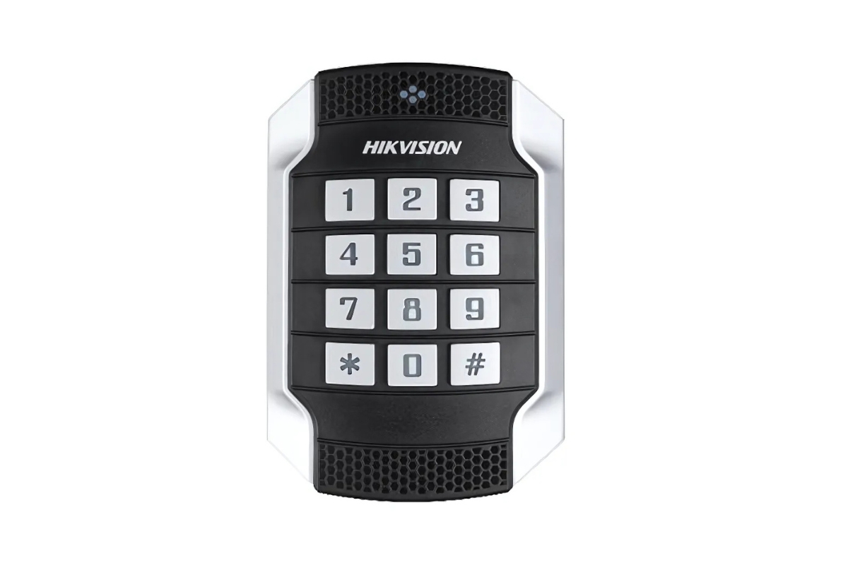 20001919 Hikvision Pro 1104-serie metalen vandaalbestendige Mifare kaartlezer met keypad