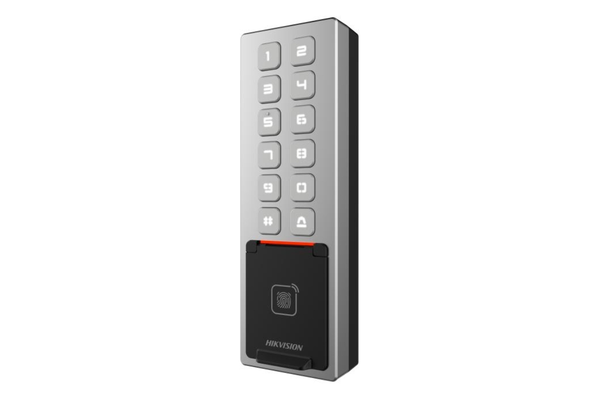 20001936 Hikvision Toegangscontrole Terminal, Mifare kaartlezer en vingerafdruk scanner