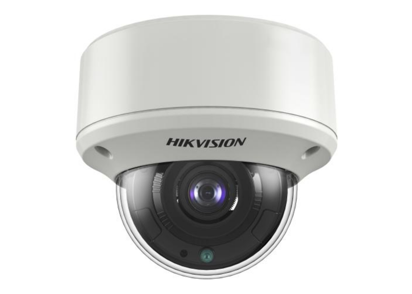20001999 Hikvision Pro 5 MP Ultra Low Light Vandal Motorized Varifocal Dome Camera, IK10, 2.7-13.5mm