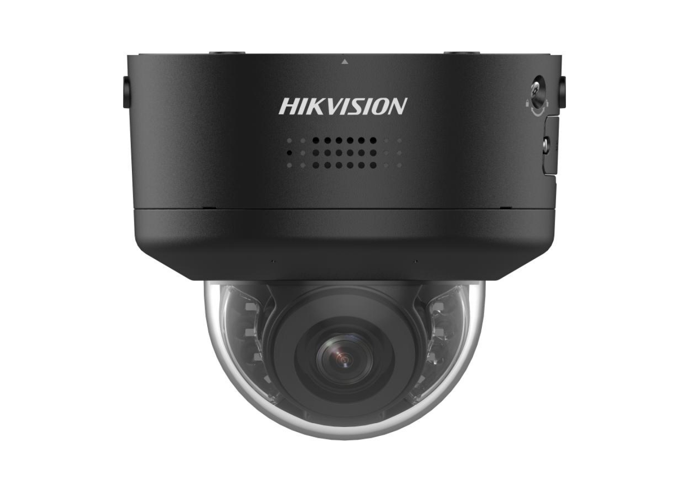 20002354 Hikvision 8 MP AcuSense PTRZ Varifocal IR Dome Network Camera, Strobe licht en sirene, microfoon, 2.8-12 mm, zwart