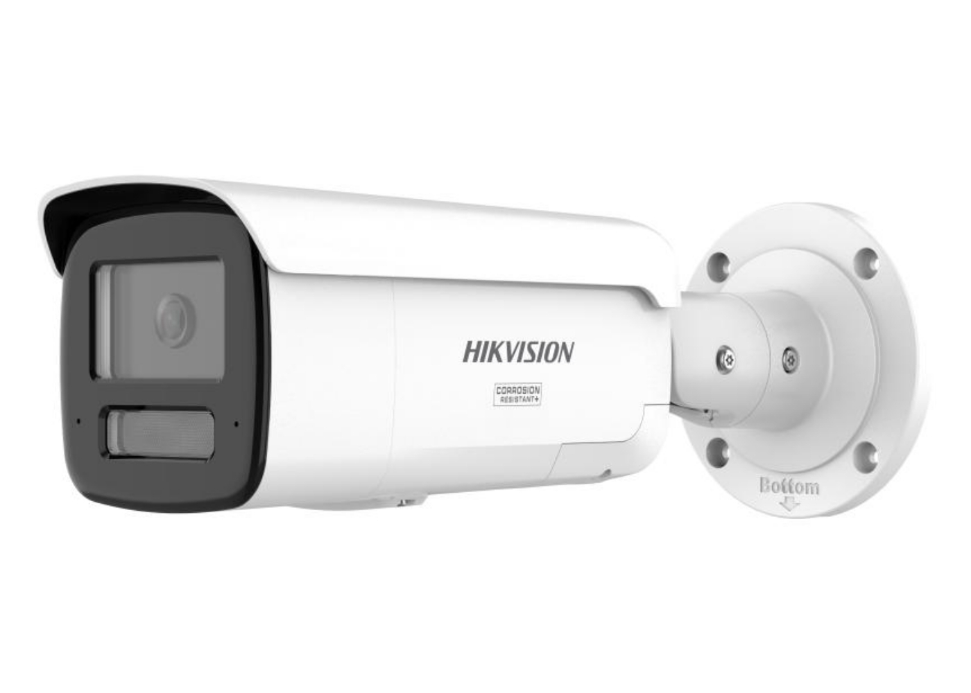 20002567 Hikvision 12MP Acusense vaste IP bullet camera met flitslicht en hoorbaar waarschuwingssignaal, 4 mm