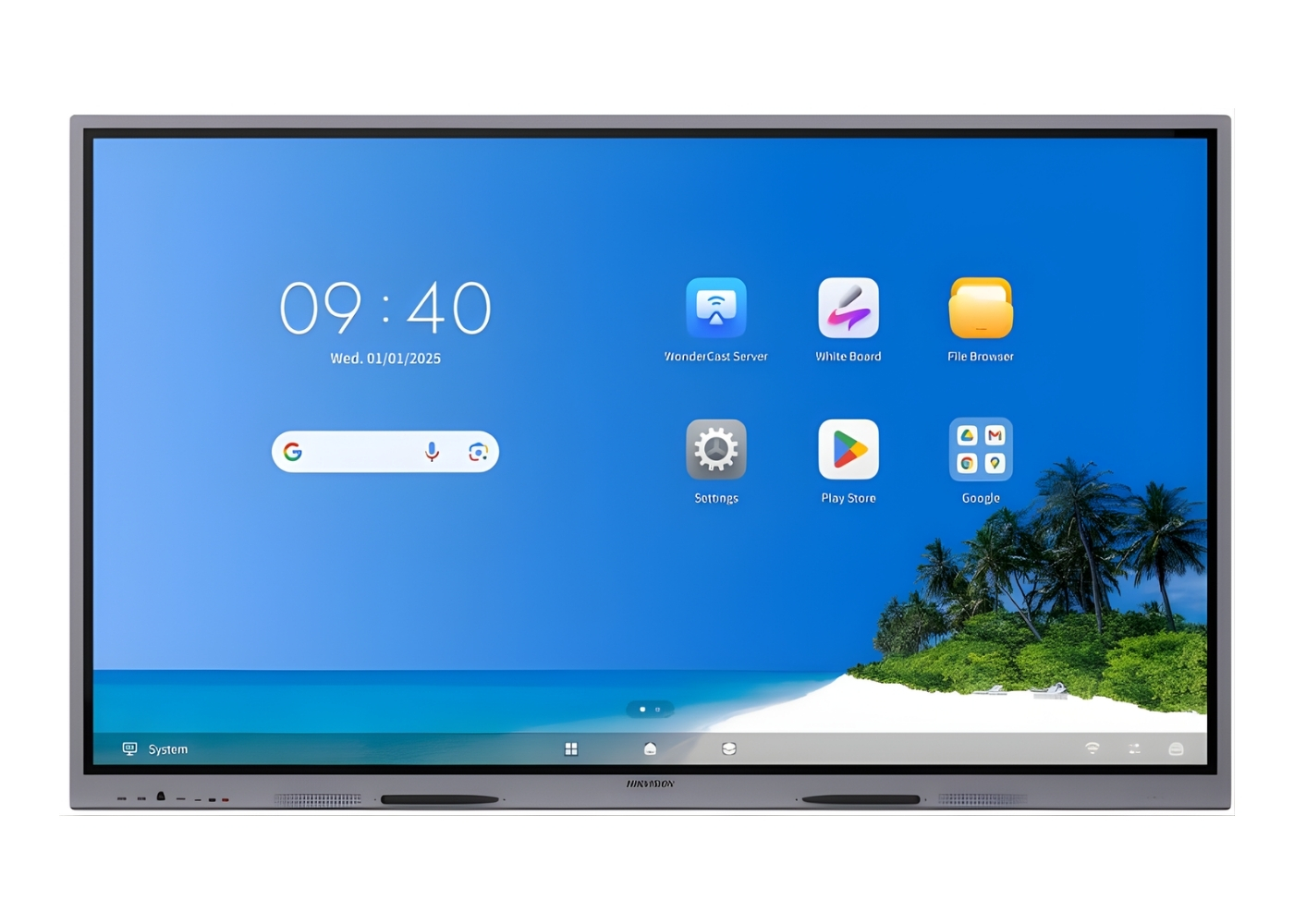 20002586 Hikvision Performance Series 65" 4K Interactive Display, DLED