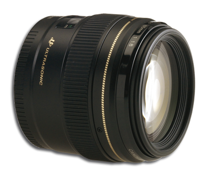 2000950 Canon lens 85mm, f/1.8, auto iris