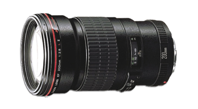 2000952 Canon lens 200mm, f/2.8, auto iris