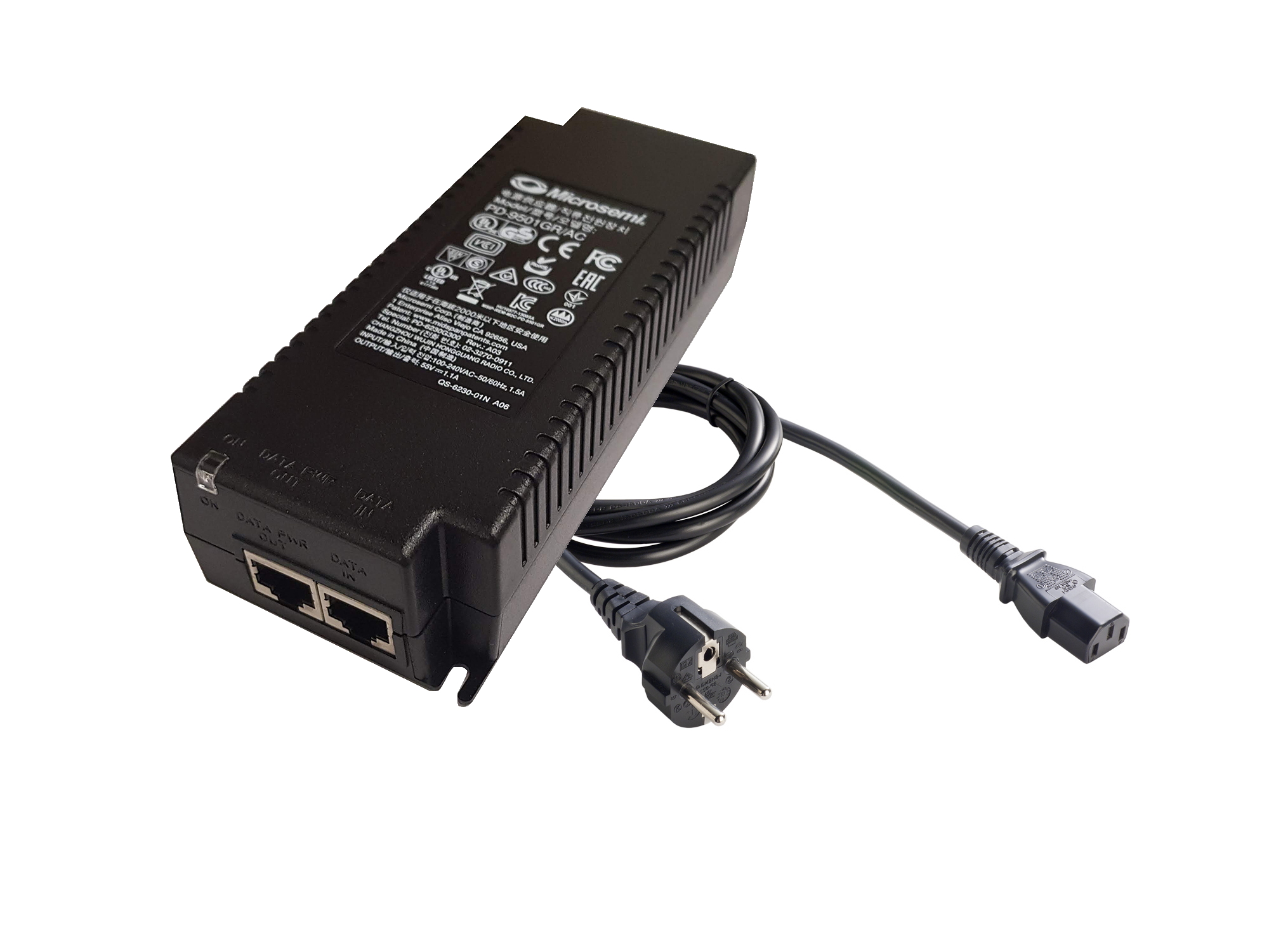 20010008.EU Avigilon 60W PoE++ Injector