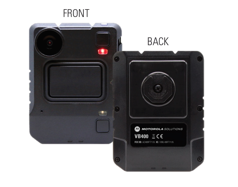 20010184 Robuuste bodyworn Camera, Klick fast series