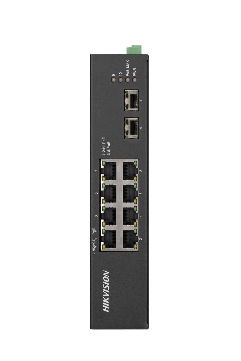 20011161 Hikvision 8-poorts Gigabit unmanaged PoE switch