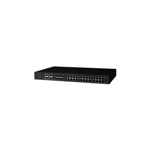 20030025 Industriële 24 poorts managed ethernet switch, 4x SFP