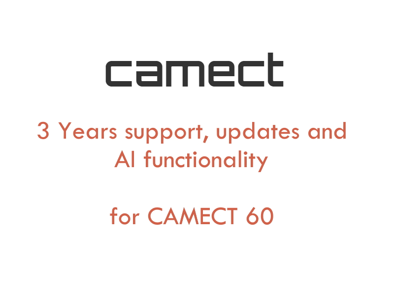 20047008 Camect licentie voor 3 jaar support, updates en AI functionaliteit op ongelimiteerd aantal kanalen voor CAMECT 60